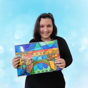 Tovaglietta Double-Face "PONTE VECCHIO"