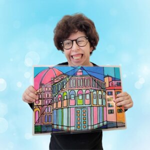 Tovaglietta Double-Face "IL BATTISTERO di FIRENZE"