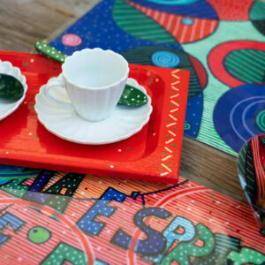 Tovaglietta Double-Face "NULLA E' SPRECATO SE FATTO CON AMORE" in inverno