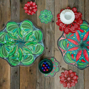 Tovaglietta Sagomata Double-Face "FIORE"