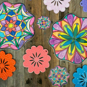 Tovaglietta Sagomata Double-Face "FIORE MULTICOLOR"