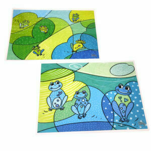 Tovaglietta Double-Face "RANOCCHIE"