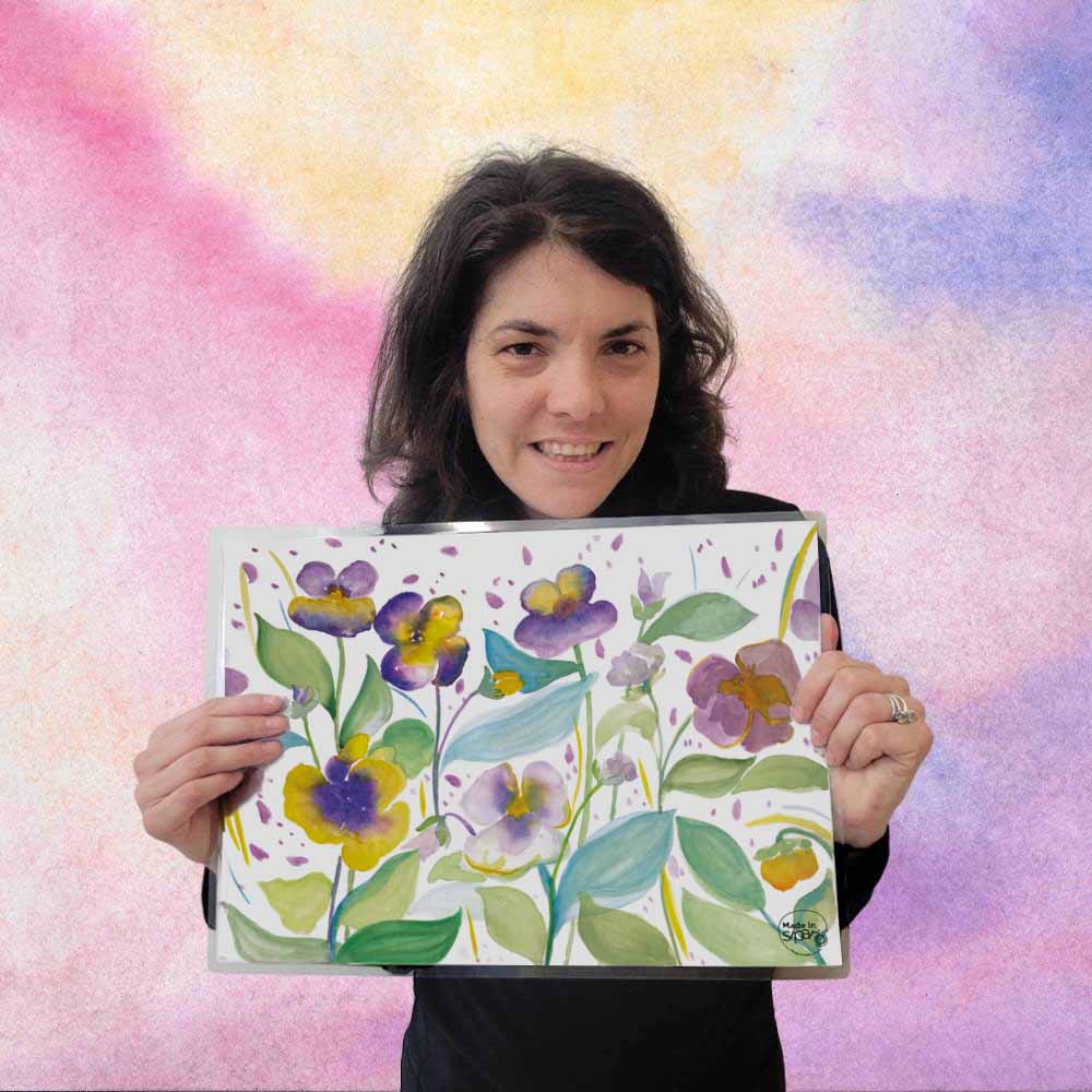 Tovaglietta Double-Face "PANSÉ"