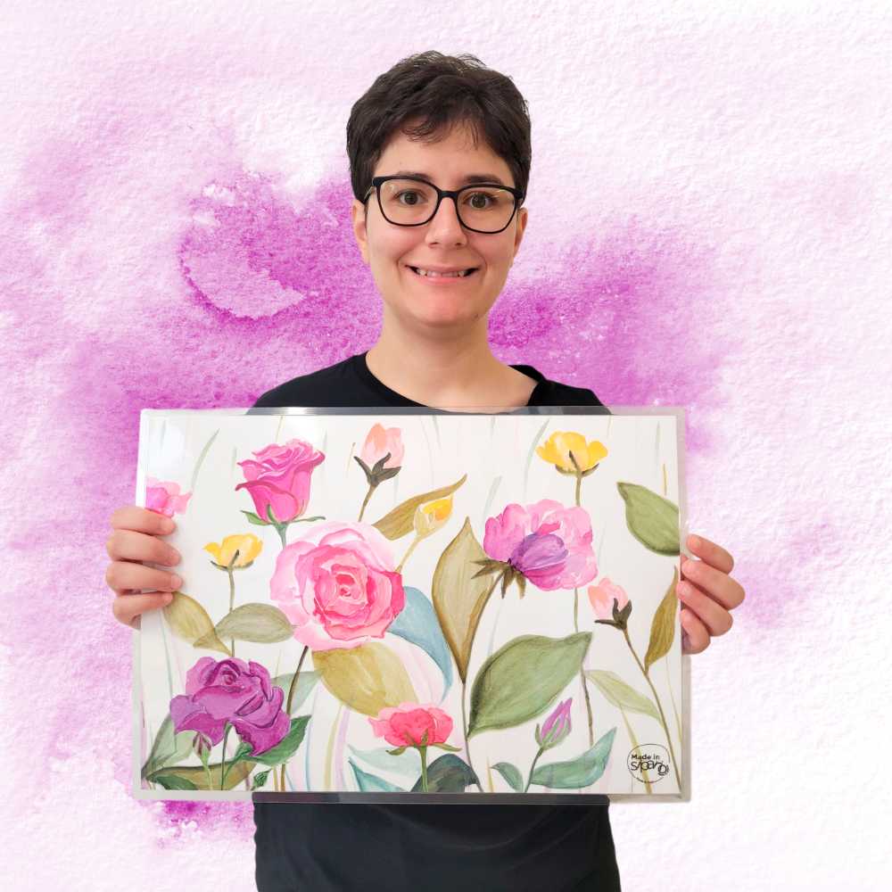 Tovaglietta Double-Face "ROSA"