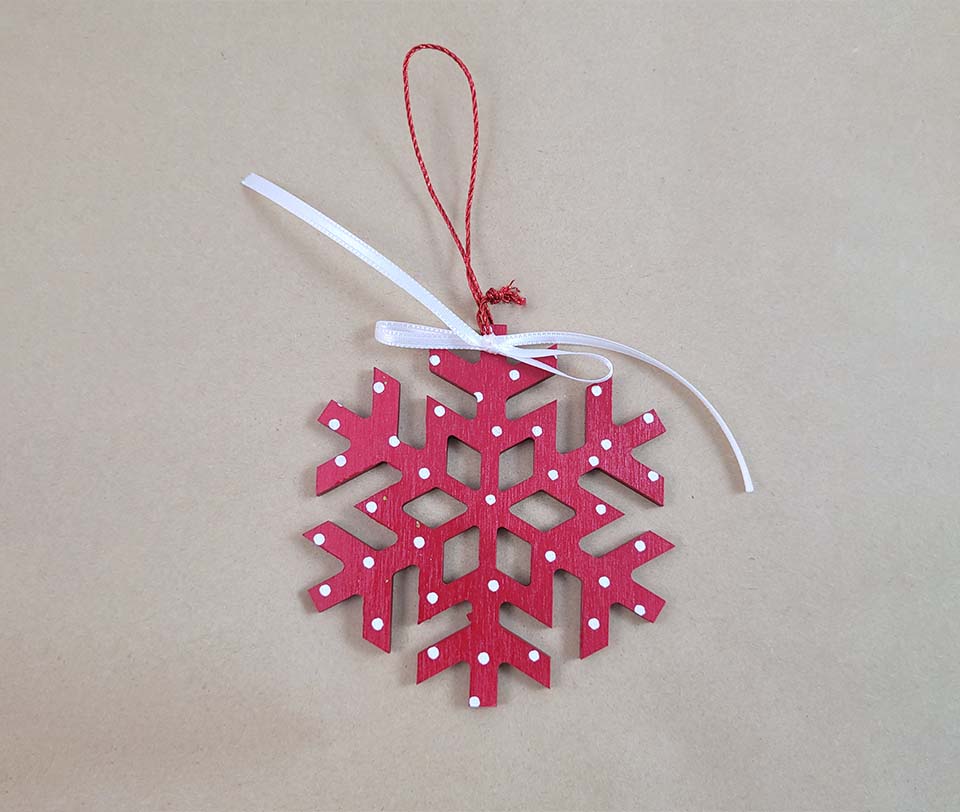 addobbo fiocco di neve