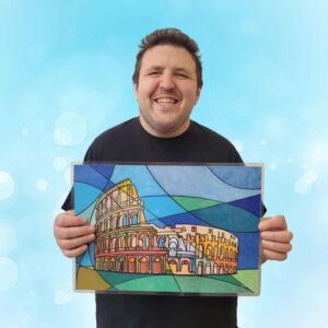 Tovaglietta Double-Face "IL COLOSSEO di ROMA"