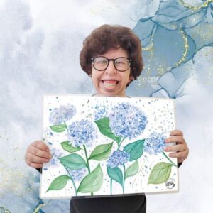 Tovaglietta Double-Face "ORTENSIE"