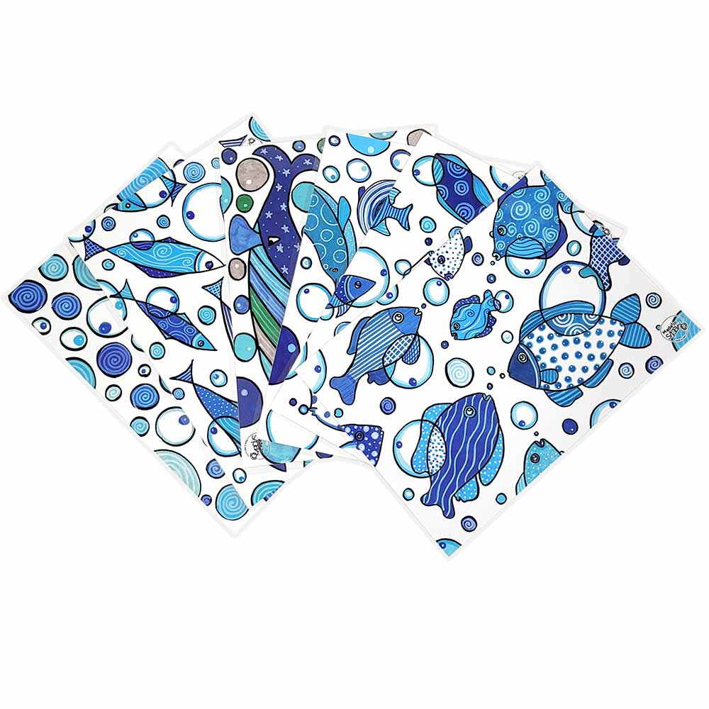 Linea mare "Bianco e blu" - TOVAGLIETTE