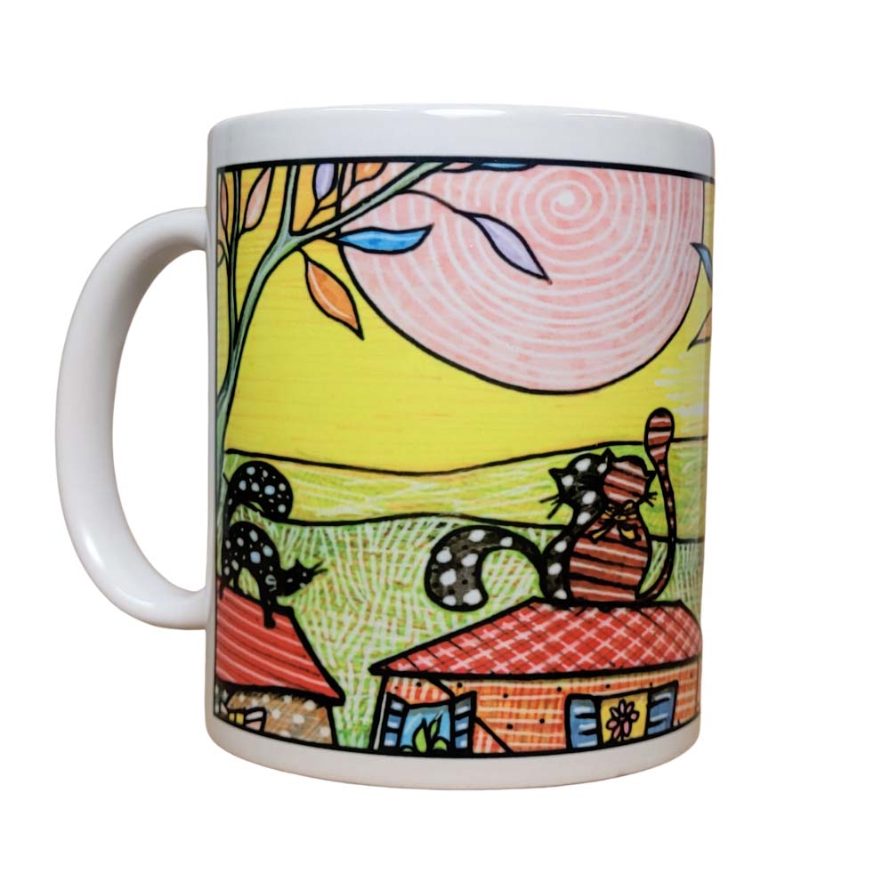 Tazza MUG "GATTI SUI TETTI DI GIORNO"
