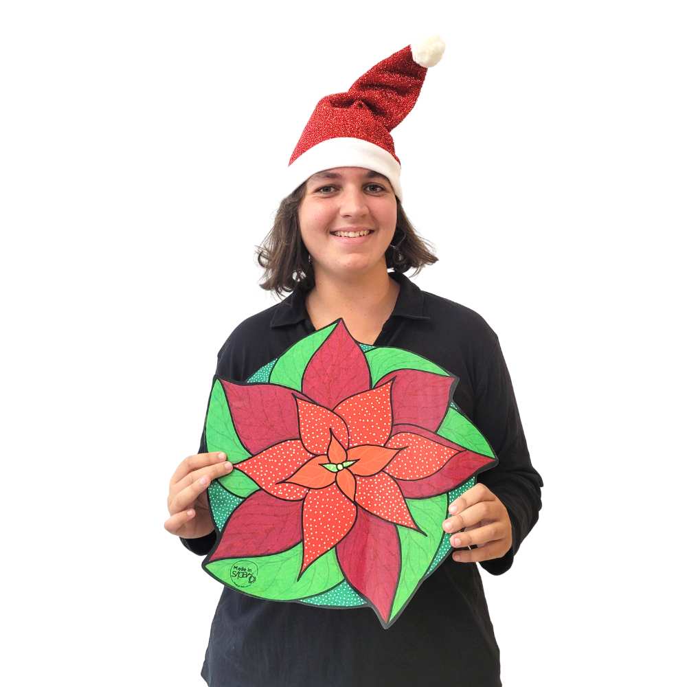 Centrotavola "Stella di Natale" NATURALI