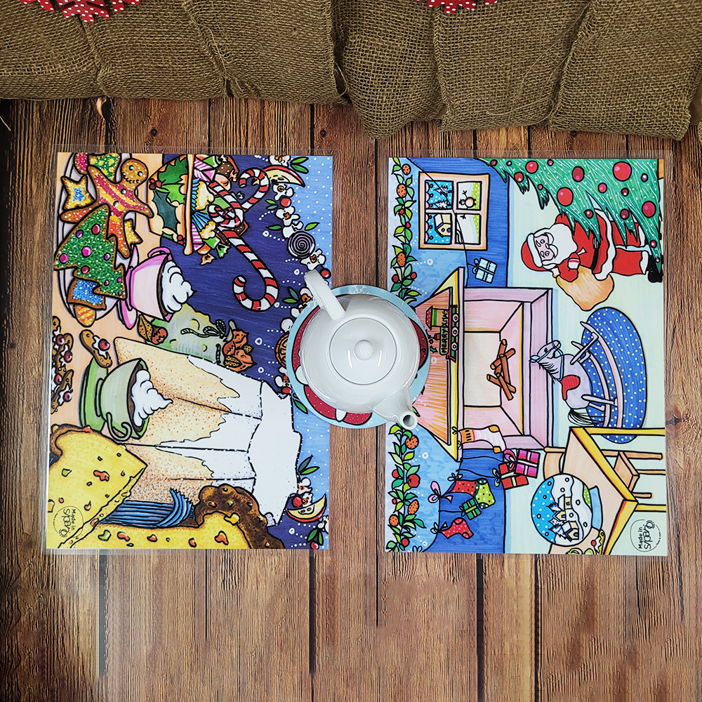 Tovaglietta Double-Face "NOTTE DI NATALE"