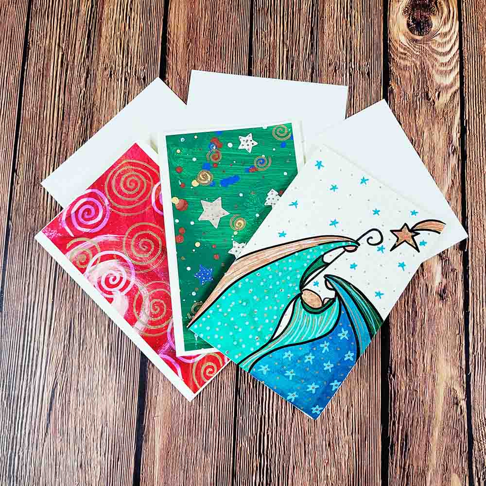 3 Biglietti di Auguri