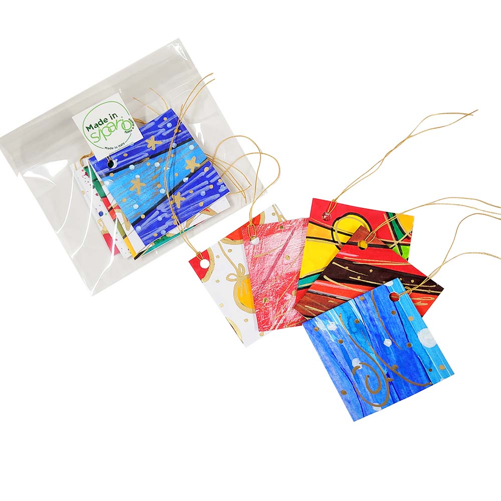 Bigliettini chiudipacco di Natale