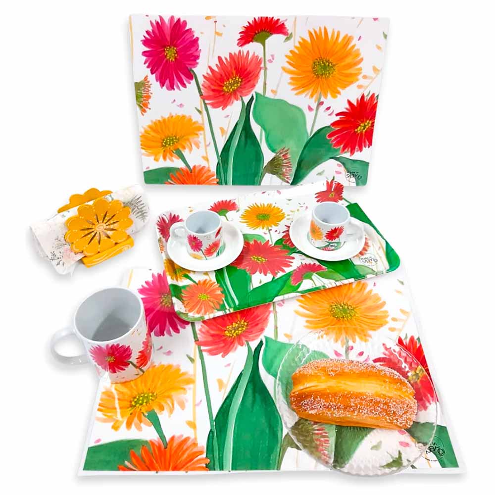 Vassoio Melamina Rettangolare - Mis. "M" - Linea Botanica