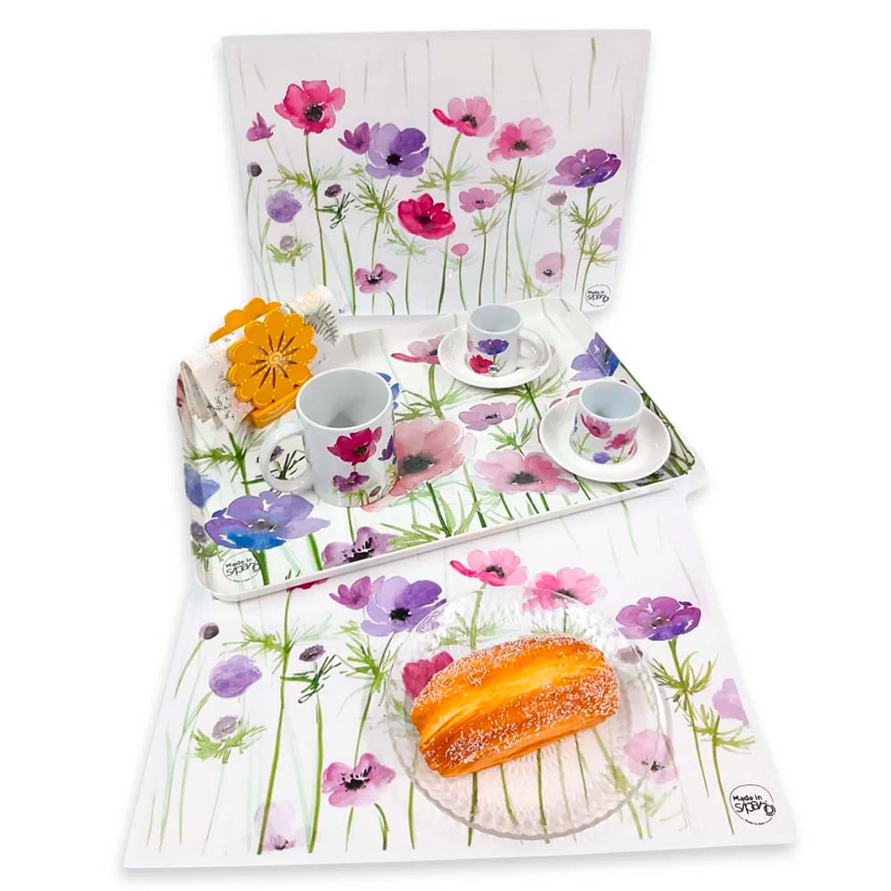 Vassoio Melamina Rettangolare - Mis. "L" - Linea Botanica