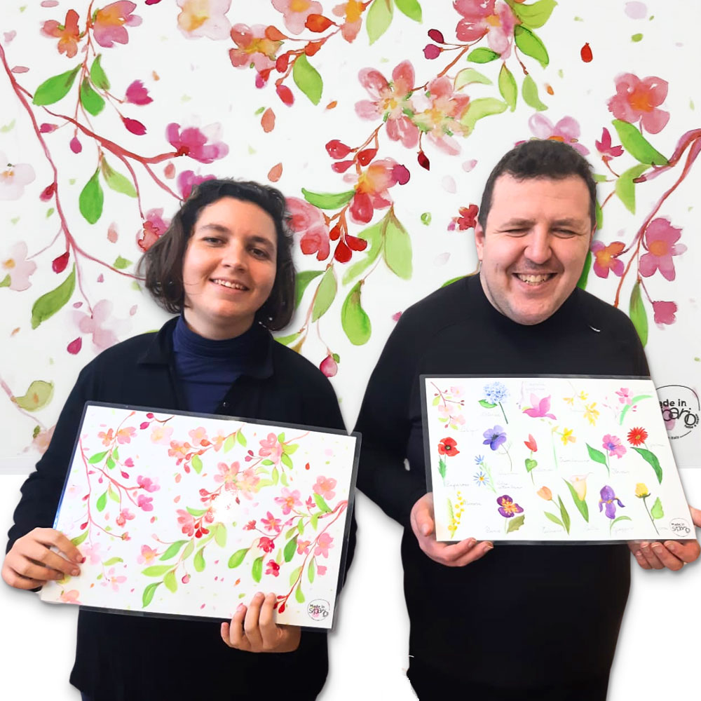 Tovaglietta Double-Face "CILIEGIO"