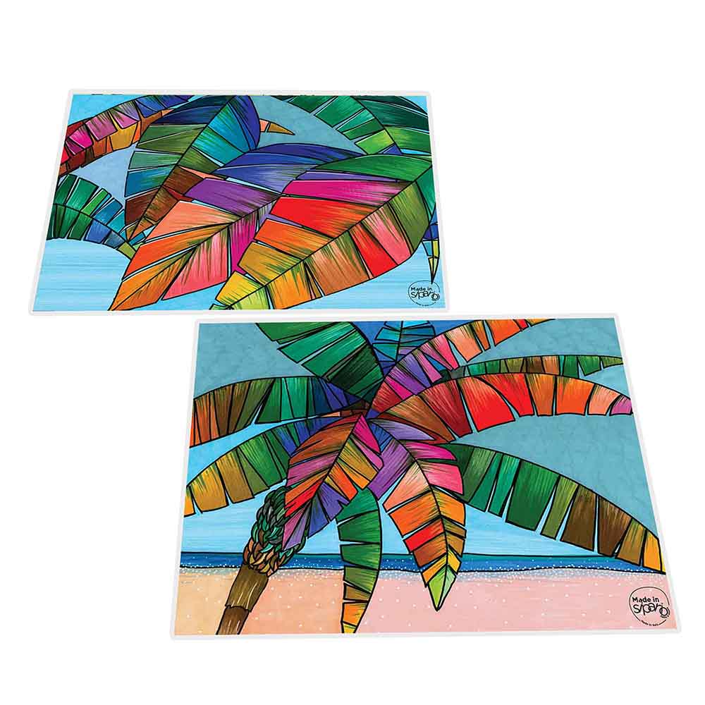 Tovaglietta Double-Face "PALME ARCOBALENO"