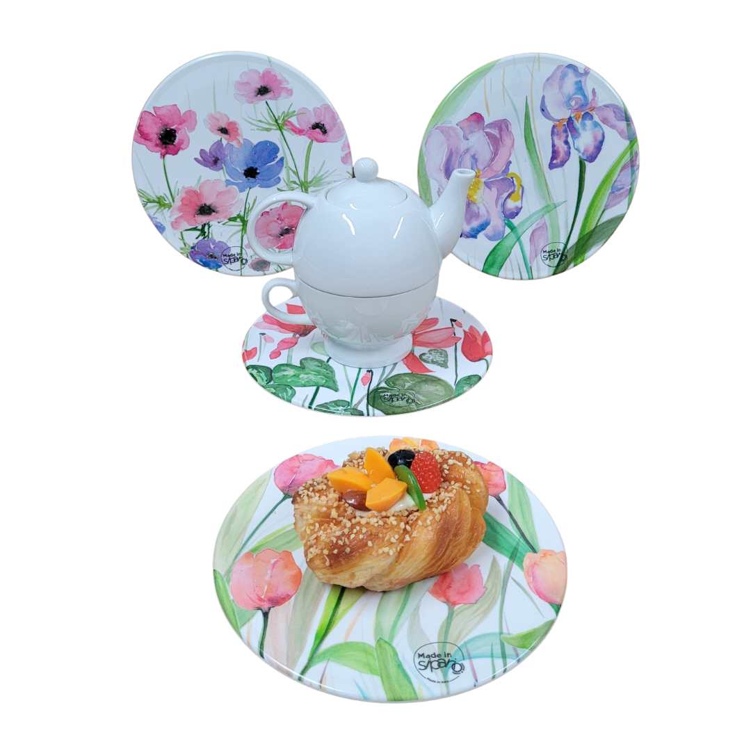 Sottopentola Melamina Tondo - Linea Botanica