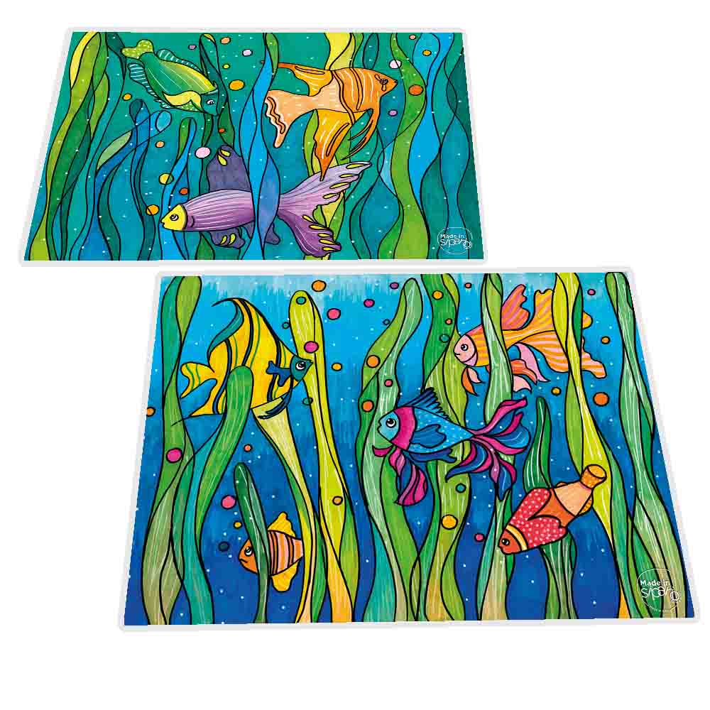 Tovaglietta Double-Face "PESCI TRA LE ALGHE"