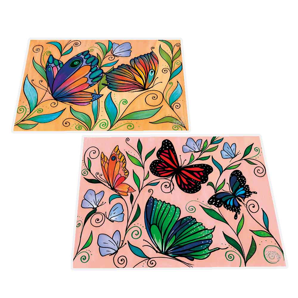 Tovaglietta Double-Face "FARFALLE MULTICOLOR"