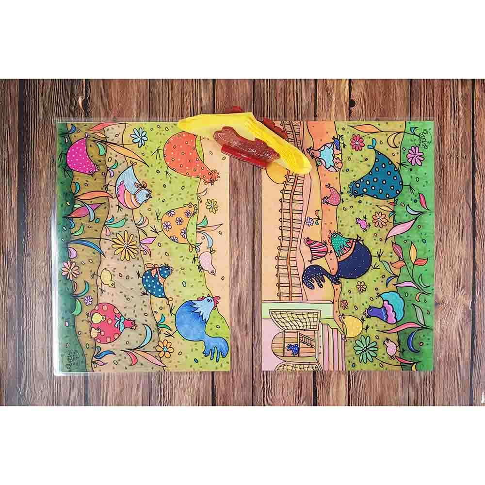 Tovaglietta Double-Face "LE GALLINE NUOVE"